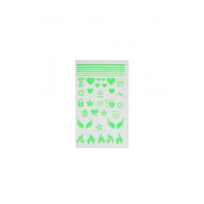 Su Bazlı Tırnak Sticker