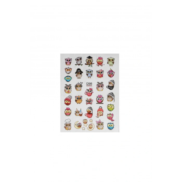 Su Bazlı Tırnak Sticker