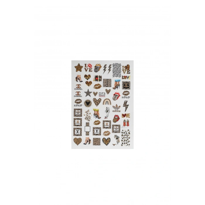 Su Bazlı Tırnak Sticker