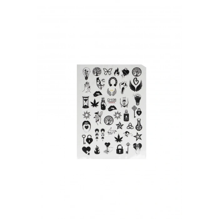 Su Bazlı Tırnak Sticker