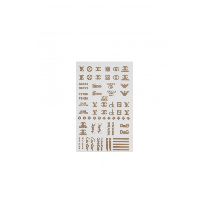 Su Bazlı Tırnak Sticker