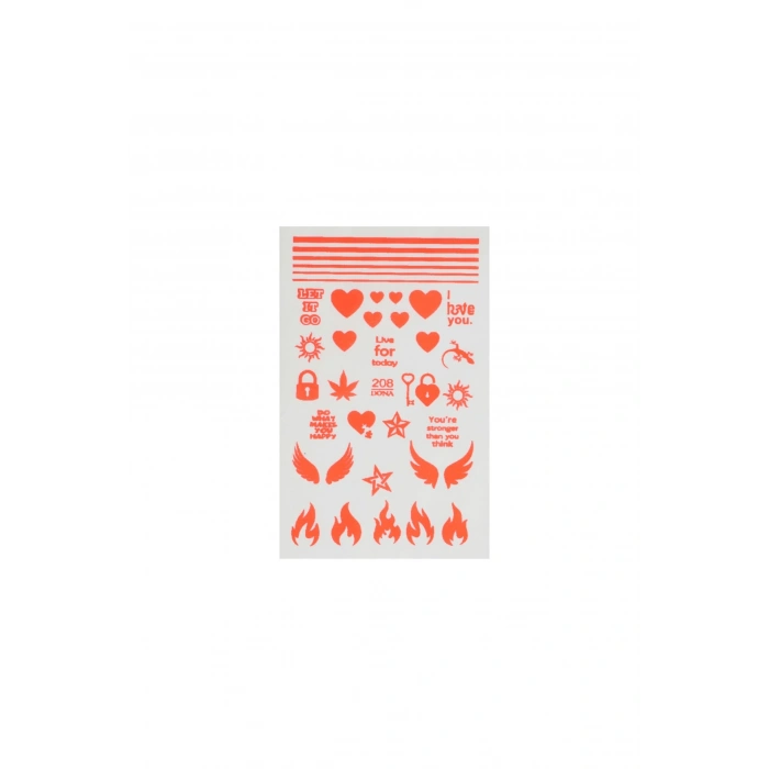 Su Bazlı Tırnak Sticker