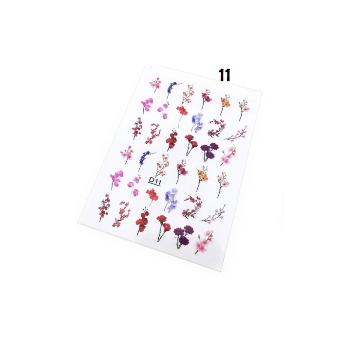 Tırnak Dövmesi Ve Sticker Nail Art Süsleme No:11