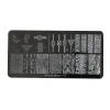 Nail Art Stamping Baskı Plakası ND-113