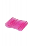 Fırça Tutucu (Şeffaf Pembe)