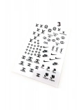 Tırnak Dövmesi Ve Sticker Nail Art Süsleme No:3