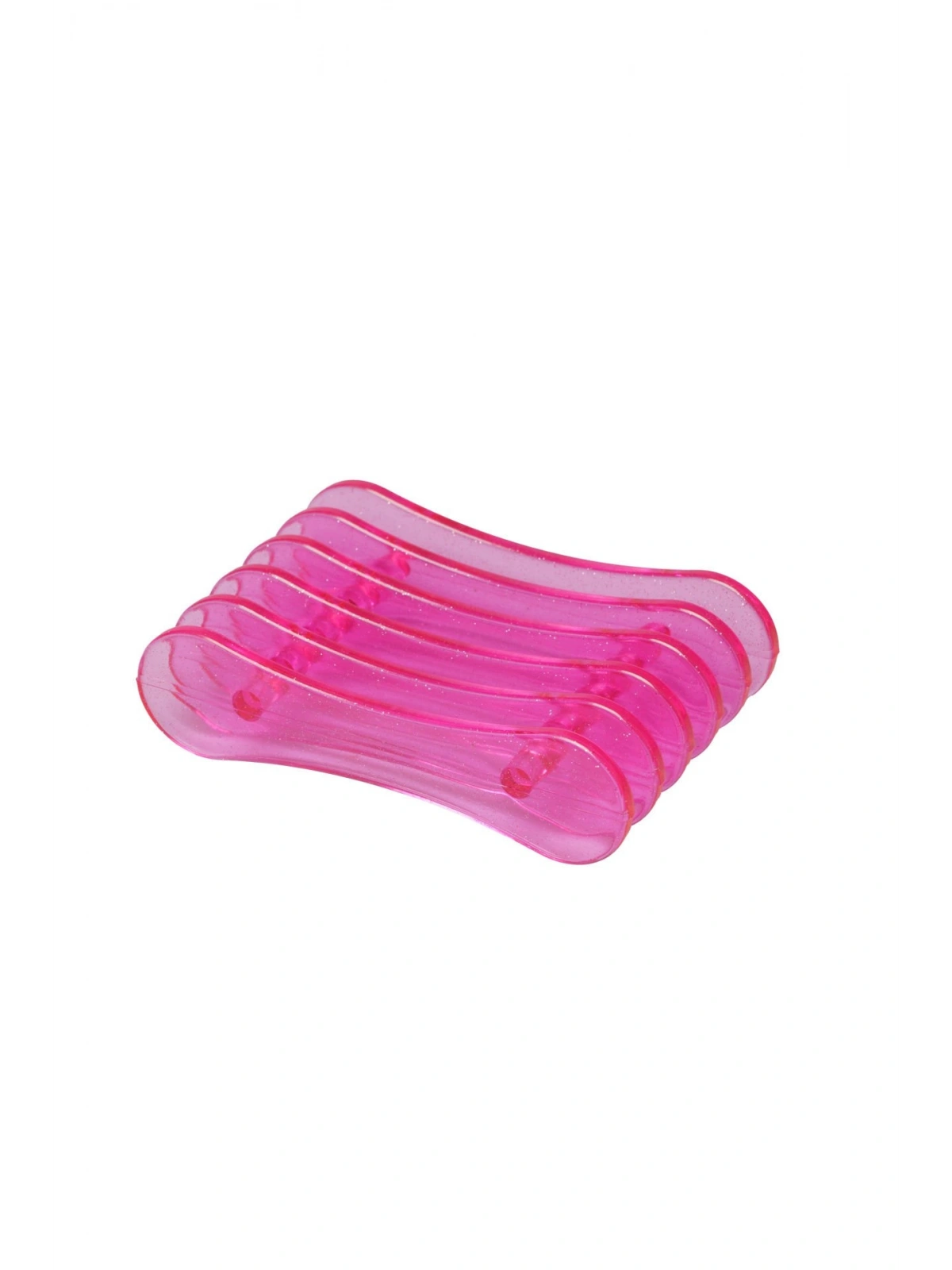Fırça Tutucu (Şeffaf Pembe)