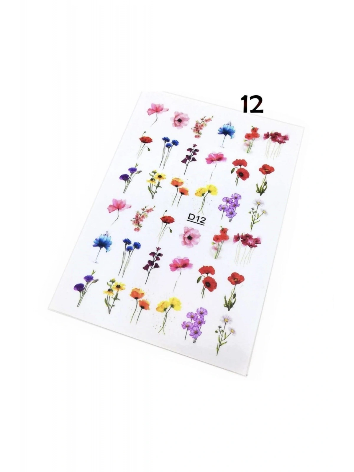 Tırnak Dövmesi Ve Sticker Nail Art Süsleme No:12