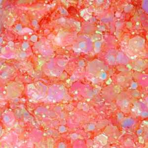 Glitter Gel No:8 Orange 10 gr