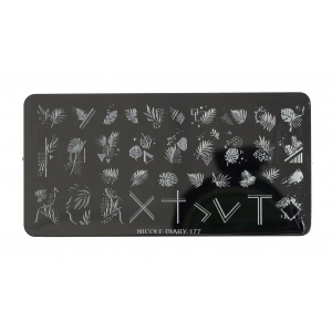 Nail Art Stamping Baskı Plakası ND-177