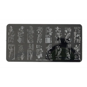 Nail Art Stamping Baskı Plakası ND-206