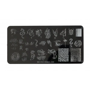 Nail Art Stamping Baskı Plakası ND-208