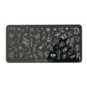 Nail Art Stamping Baskı Plakası ND-213
