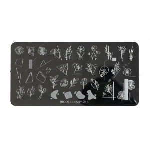 Nail Art Stamping Baskı Plakası ND-245