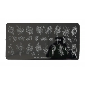 Nail Art Stamping Baskı Plakası ND-249