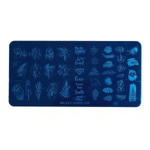 Nail Art Stamping Baskı Plakası ND-254