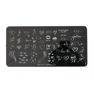 Nail Art Stamping Baskı Plakası ND-273