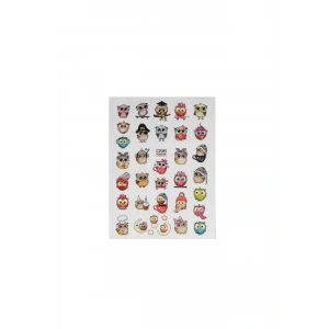 Su Bazlı Tırnak Sticker