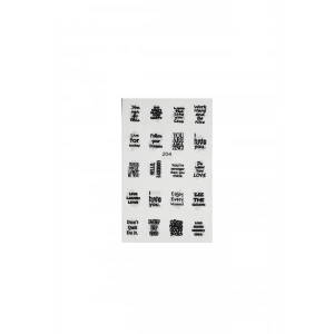 Su Bazlı Tırnak Sticker