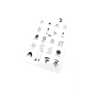 Tırnak Dövmesi Ve Sticker Nail Art Süsleme No:2