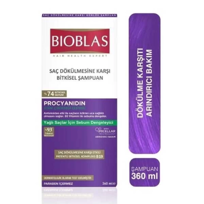 Bioblus Saç Dökülmesine Karşı Bitkisel Şampuan 360ml.