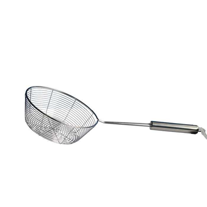 Çelik Derin Yağ Kevgiri 43cm