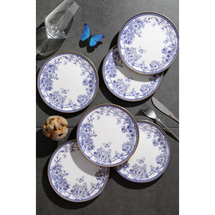 Gönül Spring Time 6lı Pasta Tabağı 20cm G4184