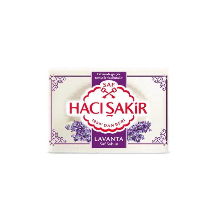 Hacı Şakir Saf Katı Banyo Sabunu Lavanta 150gr.