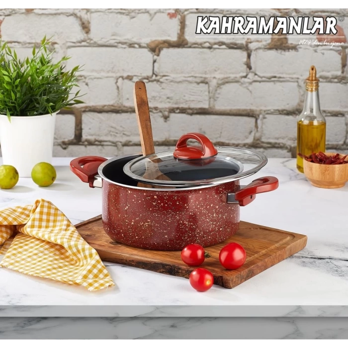 Kahramanlar Kiremit Derin Tencere 20cm