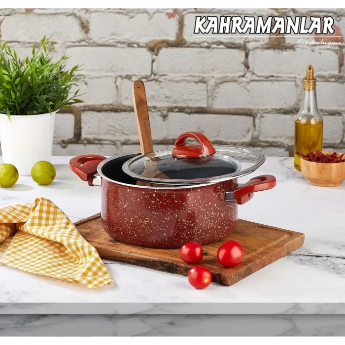 Kahramanlar Kiremit Derin Tencere 24cm
