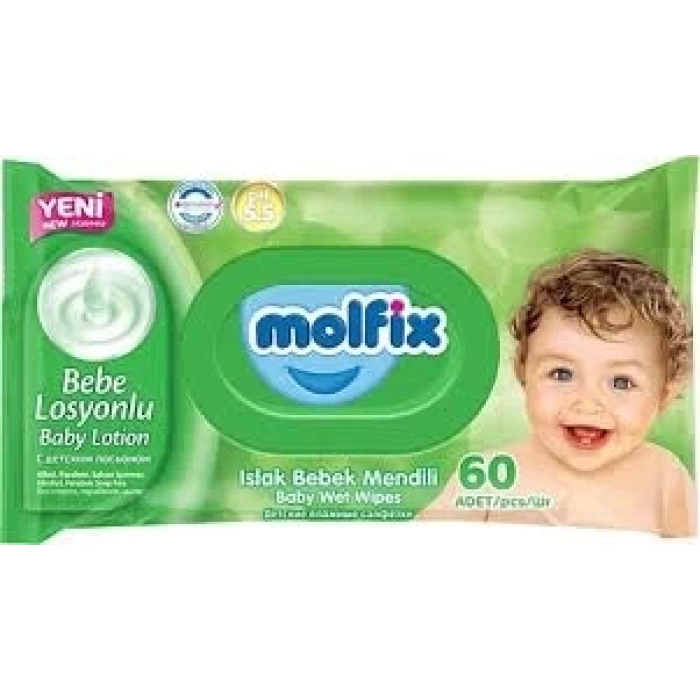 Molfix İzotonik Sulu Islak Mendil 60lı