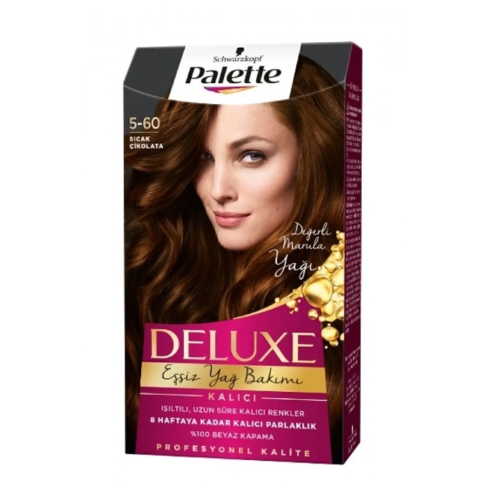 Palette Schwarzkopf Deluxe Kalıcı 5-60 Sıcak Çikolata Saç Boyası