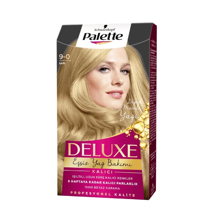 Palette Schwarzkopf Deluxe Kalıcı 9-0 Sarı Saç Boyası