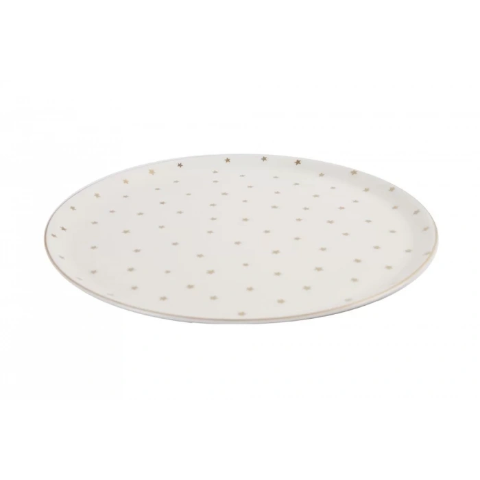 Porland Forest Yaldızlı Servis Tabağı 28cm