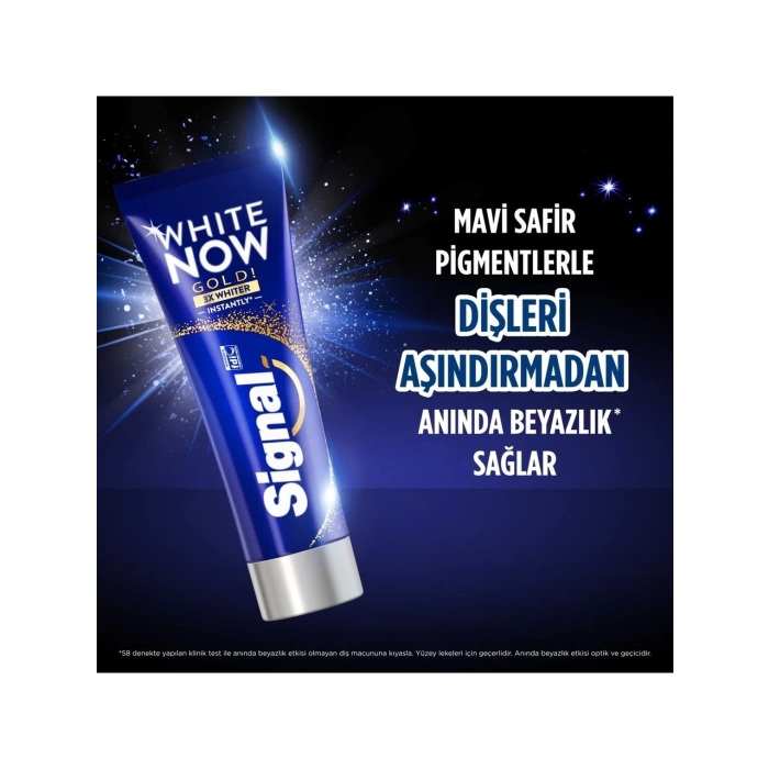 Signal White Now Gold Diş Macunu 75ml.