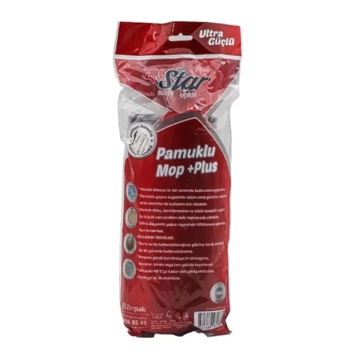 Star Plus Pamuklu İpli Mop Ucu Str-107