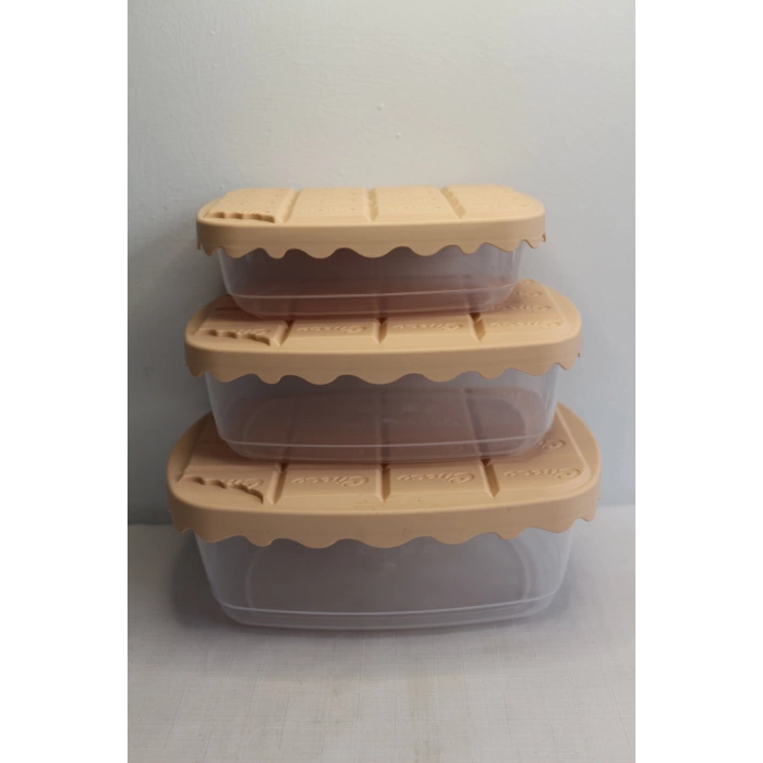 Sunplast Choco Saklama Kabı 3lü Sc-4275