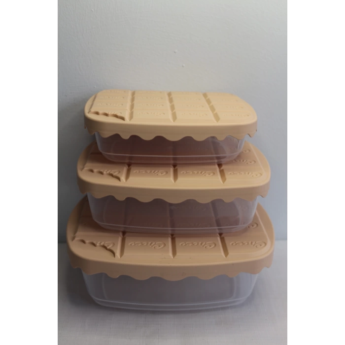 Sunplast Choco Saklama Kabı 3lü Sc-4275