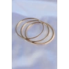 316L Çelik Gold Renk Ajda Model Kadın 65 mm Bilezik