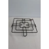 Balsa Ayaklı Metal Siyah Kare Nihale