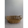 Clk Saplı Oval Kucuk Hasır Sepet 28*21 1034