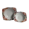 Dijital Baskılı 2li Derin Kare Salata Kasesi 29cm 24cm