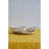 Ecr Seramik 2li Kare Fırın Kabı 21Cm