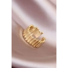 Gold Renk Metal Ayarlamalı Kadın Yüzük
