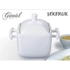 Gönül Porselen Şekerlik Kulplu 14,5-9,5-12,5 Cm