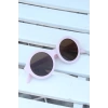 Pembe Renk Yuvarlak İskandinav Çocuk Gözlüğü