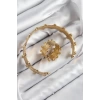 Pirinç Topcuk Model Gold Renk Bileklik Yüzük Set