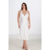 Sana Ne Lazımdı 2li Ekru Sabahlık Takımı Bigsize 6224