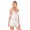 Sana Ne Lazımdı Ekru Saten Babydoll Şort Takımı