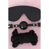 Sana Ne Lazımdı Gözlük Ağız Topu İp Üçlü Deri Harness Set